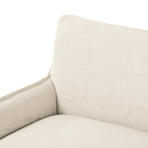Addington Slipcover Bench in Brussels Natural