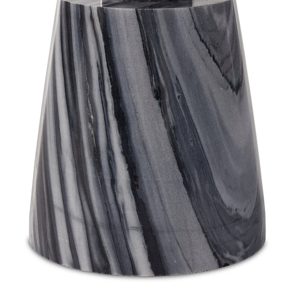 Rowe End Table In Ebony Marble