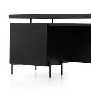 Raffael Desk In Carved Black Wash