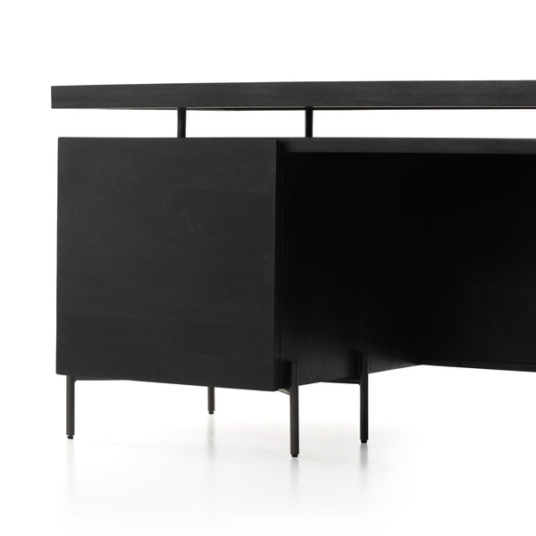Raffael Desk In Carved Black Wash