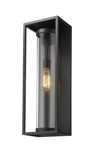 Dunbroch 1 Light Outdoor Wall Sconce in Black Finish