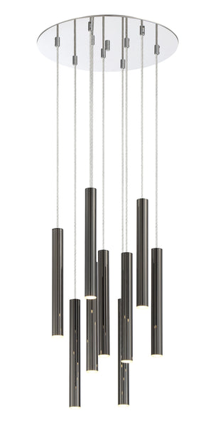 Forest 9 Light Island/Billiard in Chrome Finish