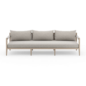 Sherwood Outdoor Sofa In 93" In Brown/Stone Gr