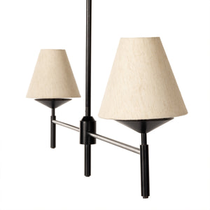 Dodie Linear Chandelier In Jet Black