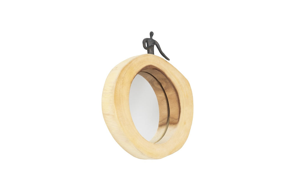 Atlas Cross Cut Mirror, Smallall, Half Man, Right