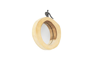 Atlas Cross Cut Mirror, Smallall, Half Man, Right