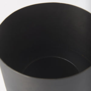 Juno 6.5H Medium Black Iron Vase