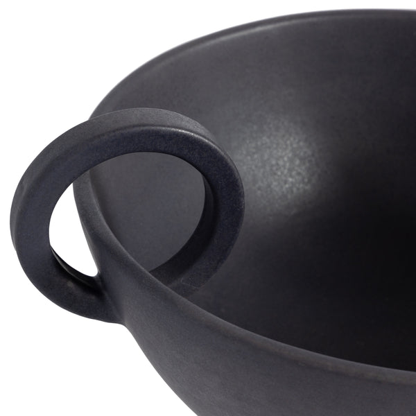 Anillo Bowl In Matte Black Ceramic