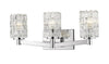 Aubrey 3 Light Vanity in Chrome Finish