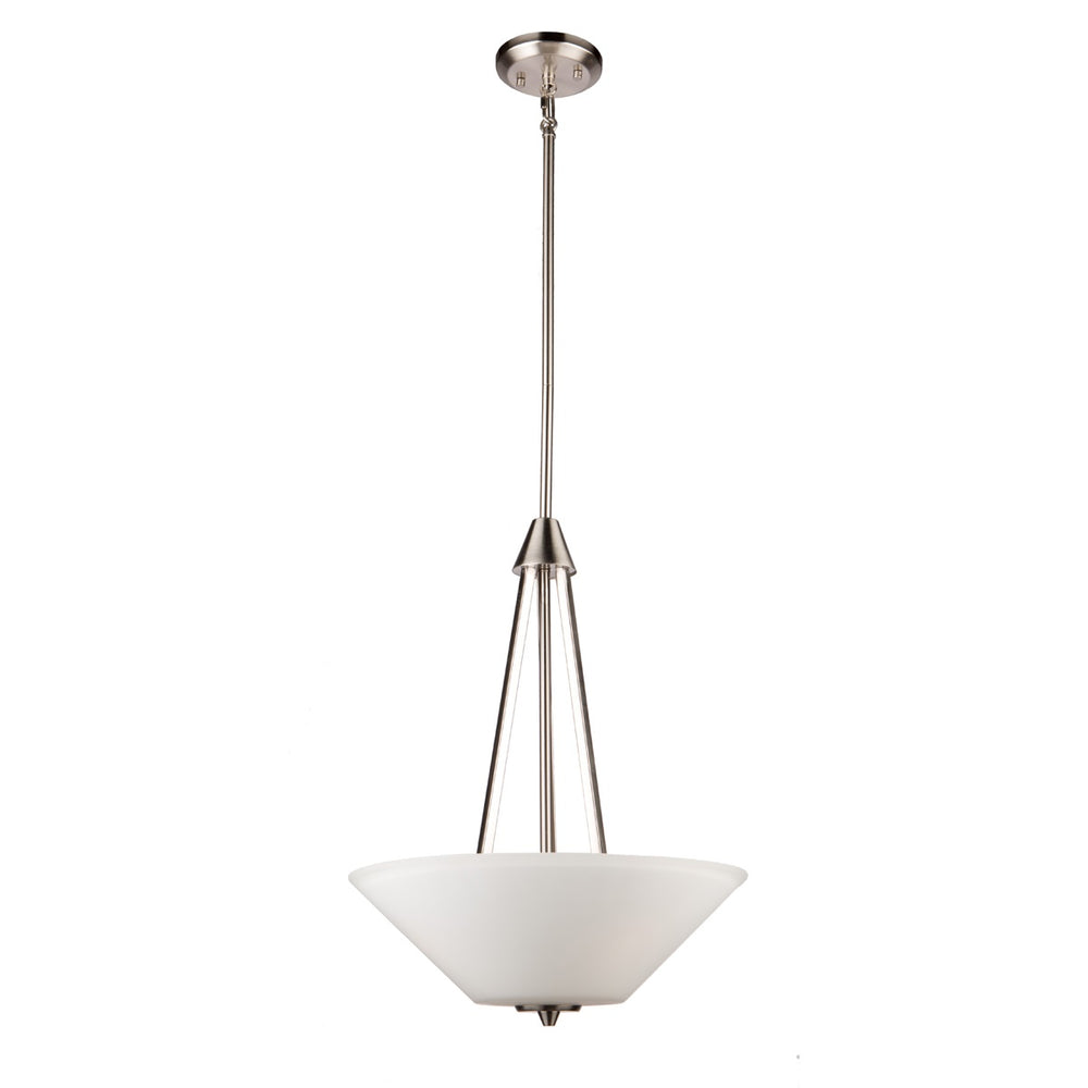 Clayton AC10913BN Chandelier in Brushed Nickel