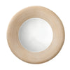 Paddock Bamboo Round Wall Mirror, Cream