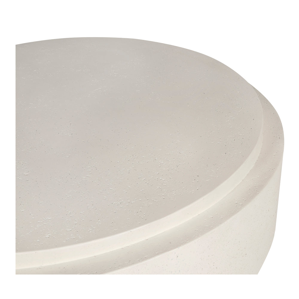 Moe's Cosmo Outdoor Coffee Table Off White