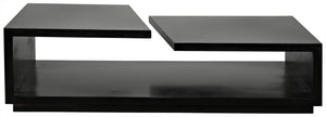 Shift Industrial Steel Coffee Table in Matte Black