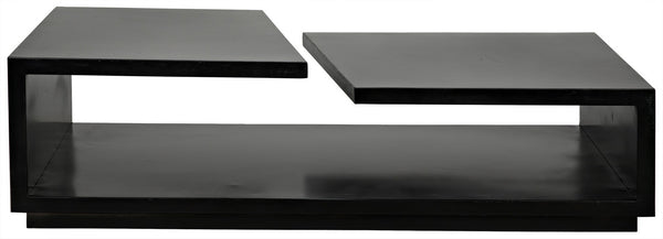 Shift Industrial Steel Coffee Table in Matte Black