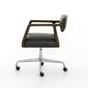 Tyler Traditional Desk Chair-Chaps Ebony