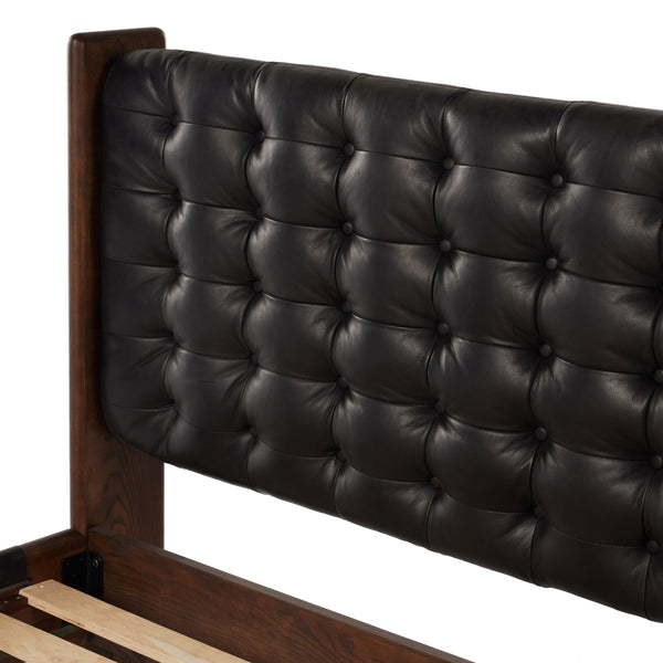 Halston Bed In Terra Brown Ash In King