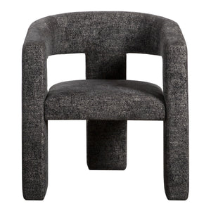 Moe's Elo Armchair in Black Polyester