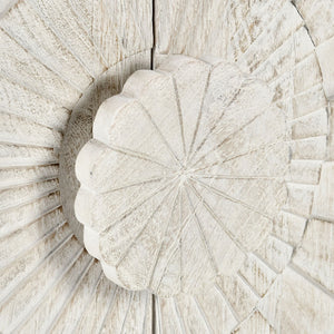 Apollo Solid Mango Wood Cabinet - Coastal White