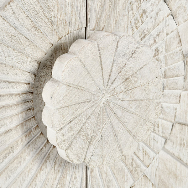 Apollo Solid Mango Wood Cabinet - Coastal White