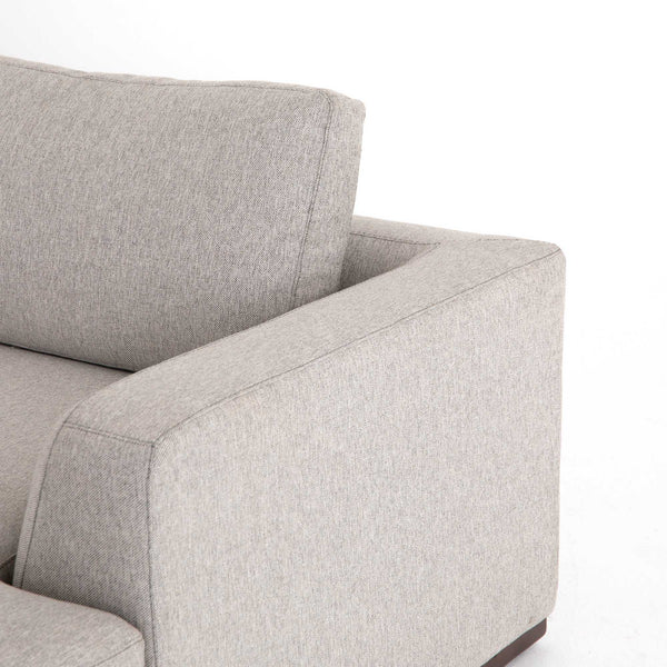 Colt 2 Pc Sectional Raf Chaise in Aldred Silver