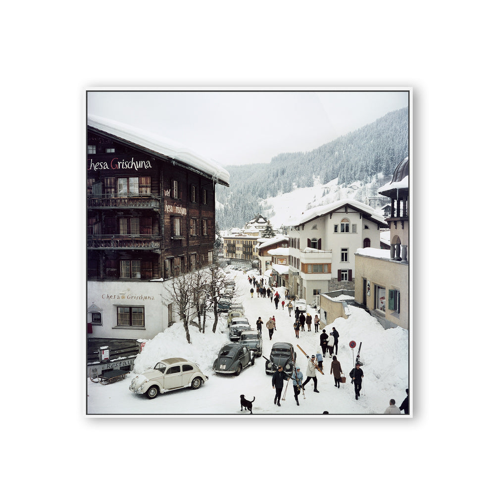 Klosters (48" X 48") In Slim Aarons's Showcase In Photography Art