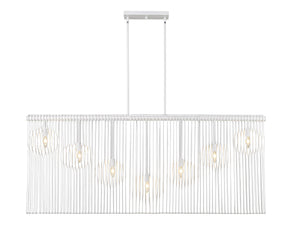 Contour 7 Light Island/Billiard in White Finish