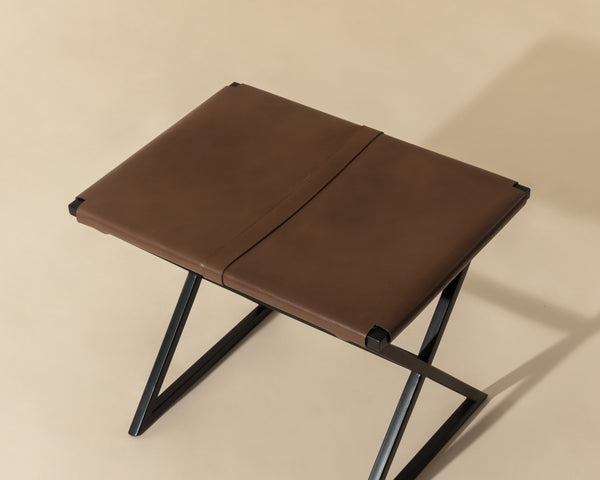 ELON STOOL - VINTAGE COGNAC LEATHER