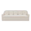 Moe's Rialto Sofa in White with Mid-Century Design