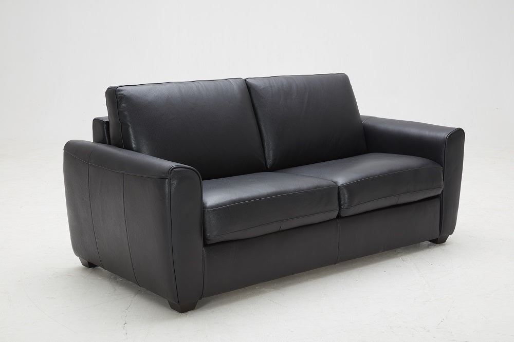 Ari Sofa Bed in Black Leather