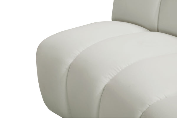 Lynda 6pc. Modular Sectional In Cream Velvet