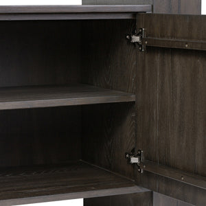 Fisher Bookcase - Smoked Black Veneer