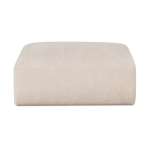 Moe's Matina Ottoman in Oatmeal Beige