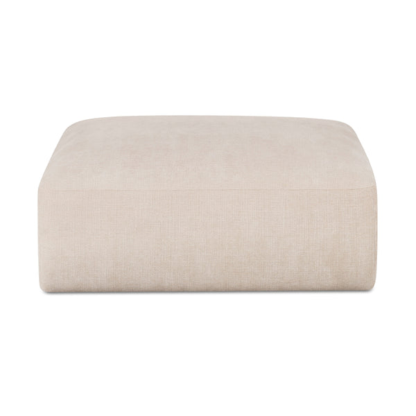Moe's Matina Ottoman in Oatmeal Beige