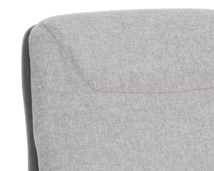 LUCIER LOUNGE CHAIR - BELFAST HEATHER GREY / BRAVO ASH