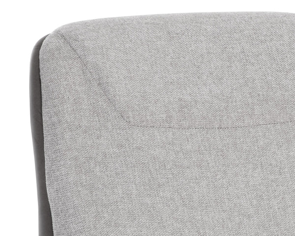 LUCIER LOUNGE CHAIR - BELFAST HEATHER GREY / BRAVO ASH