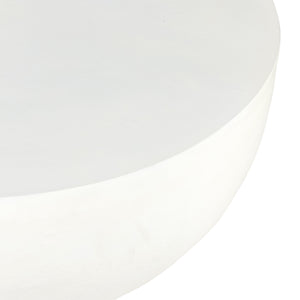 Basil Outdoor Coffee Table In Matte White