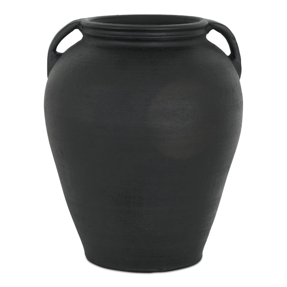 Jovi Black Terracotta Vase