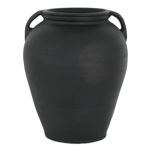 Jovi Black Terracotta Vase
