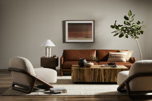 Blanco End Table - Warm Umber Burl