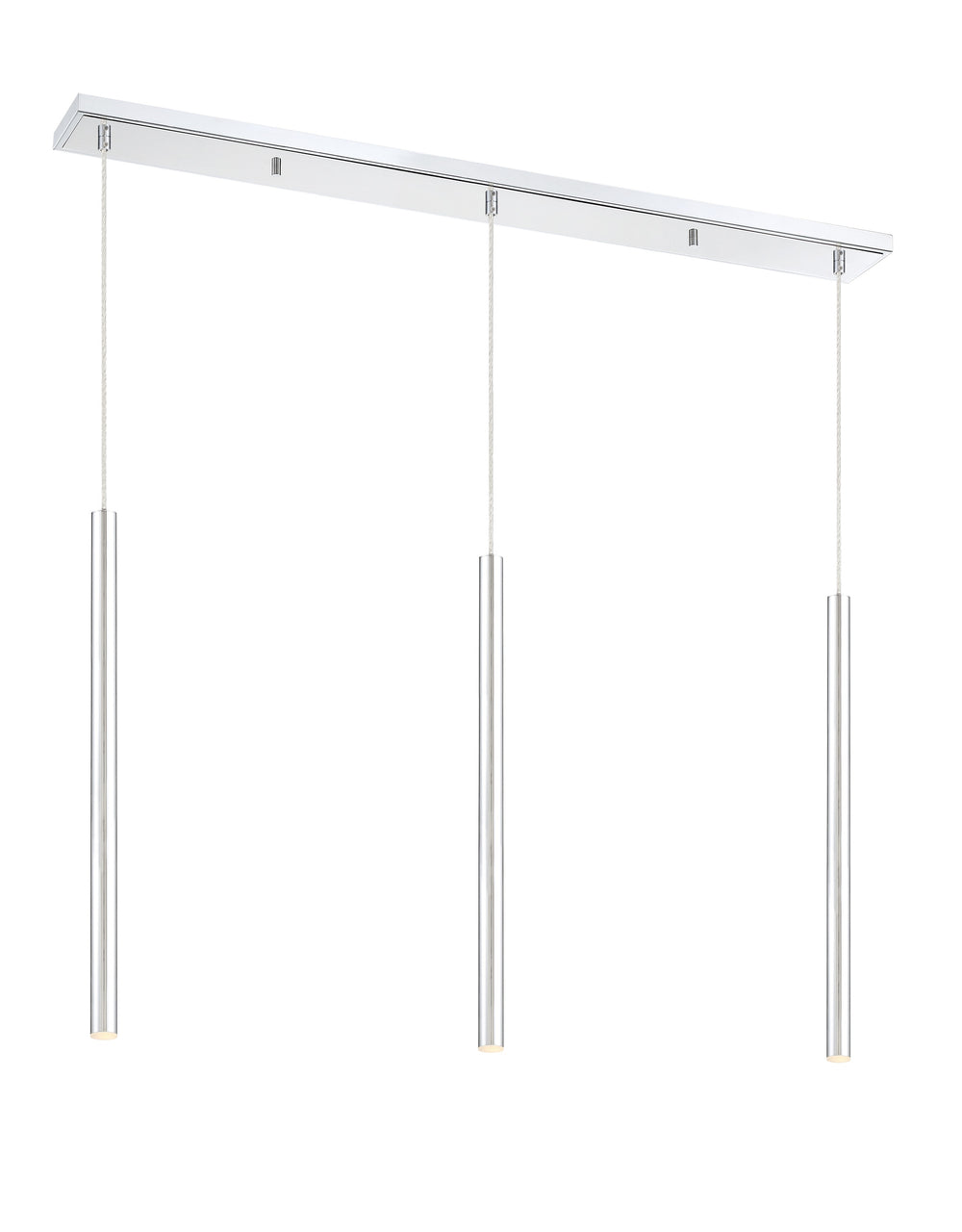 Forest 3 Light Island/Billiard in Chrome Finish
