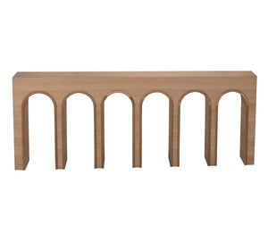 Enzo Console, Extra Large, White Oak