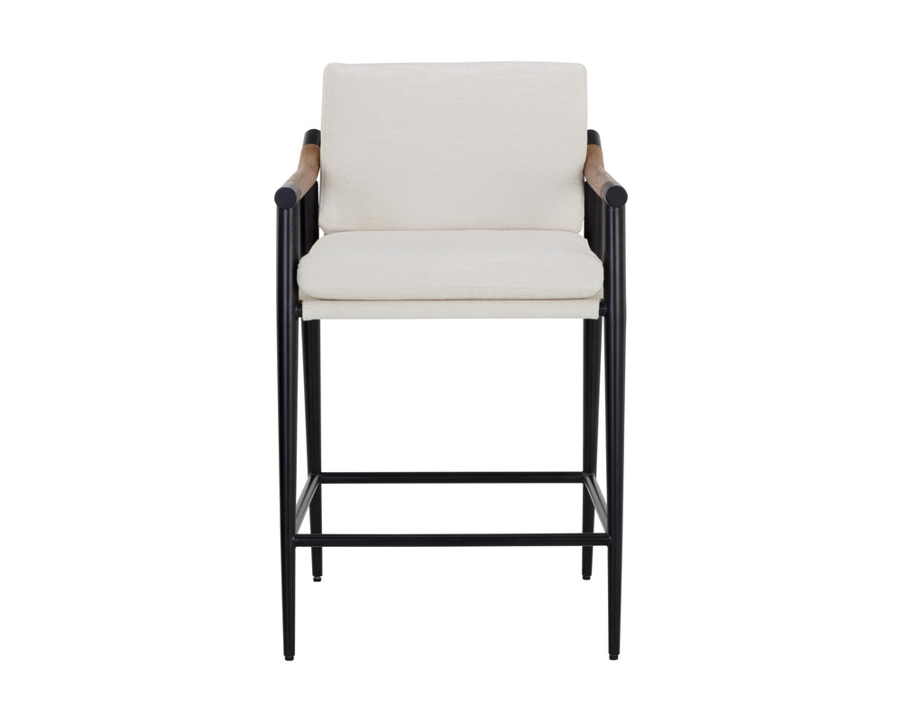 MEADOW COUNTER STOOL - HEATHER IVORY TWEED