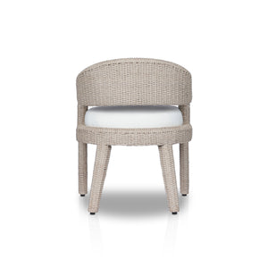 Hawkins Outdoor Dining Chair in Vintage White