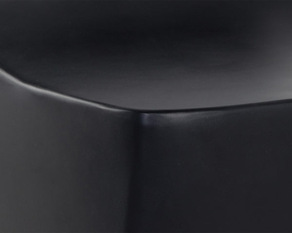 LEDGER STOOL - BLACK