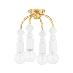 Flora Semi Flush