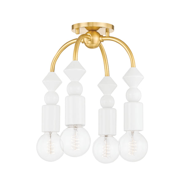 Flora Semi Flush