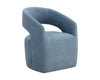 LLORET WHEELED DINING ARMCHAIR - DANNY ICEBERG