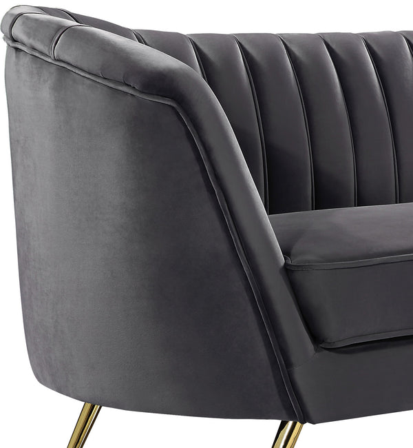 Josefina Sofa In Grey Velvet