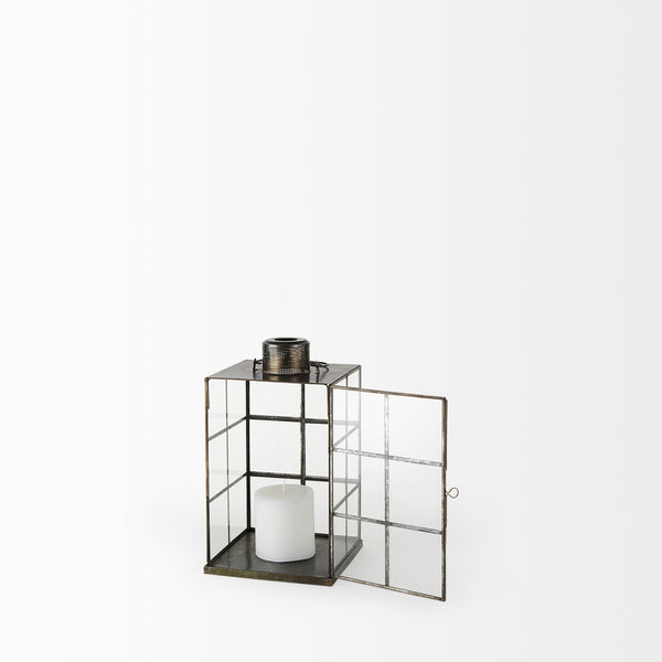 Grimwig (Small) 8L x 8W x 15H LANTERN W/SHEET BASE WITHOUT BEVEL