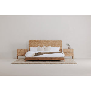 Moe's Misaki Queen Bed in Natural Wood